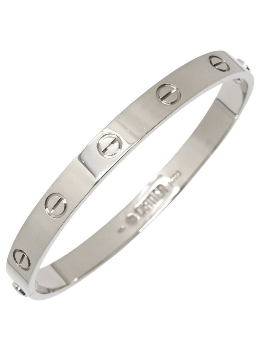 Cartier Bracelet Love Vintage White Gold 17 Classic Model 18 Bangle